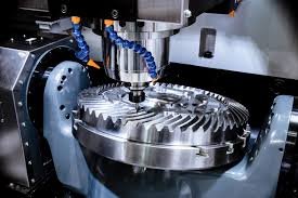 Precision machining of metal gear component