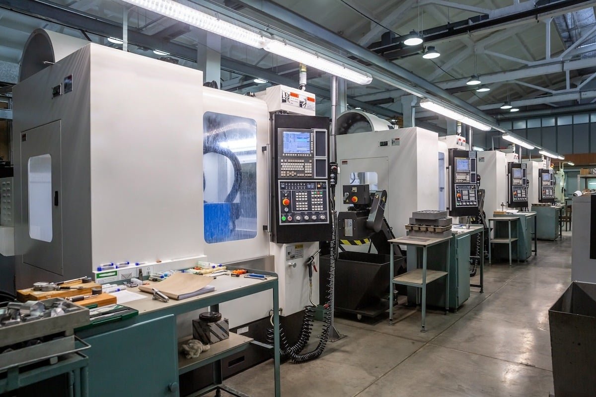 CNC production line for industrial manufacturing
