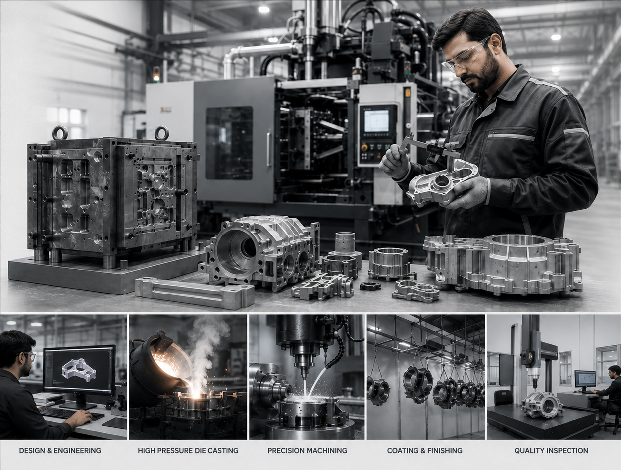 Precision manufacturing and quality inspection at Toheed Die Casting